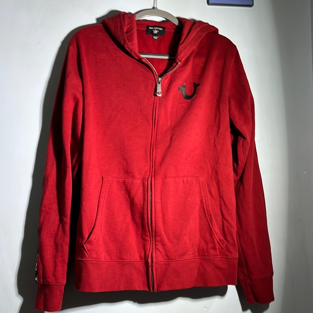 True Religion red sweatshirt